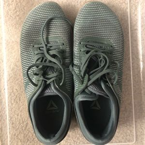 Men’s Green Reebok Nano Size 9